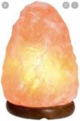 RRP £180 Lot To Contain X3 Items, Himalayan Salt Lamp, Energy Saving Light Bulbs, Tyshawn 2 Light Gl