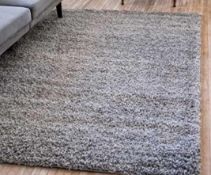 RRP £100 Unique Loom Solo Solid Shag Collection Area Rug- Modern Plush Rug Lush & Soft