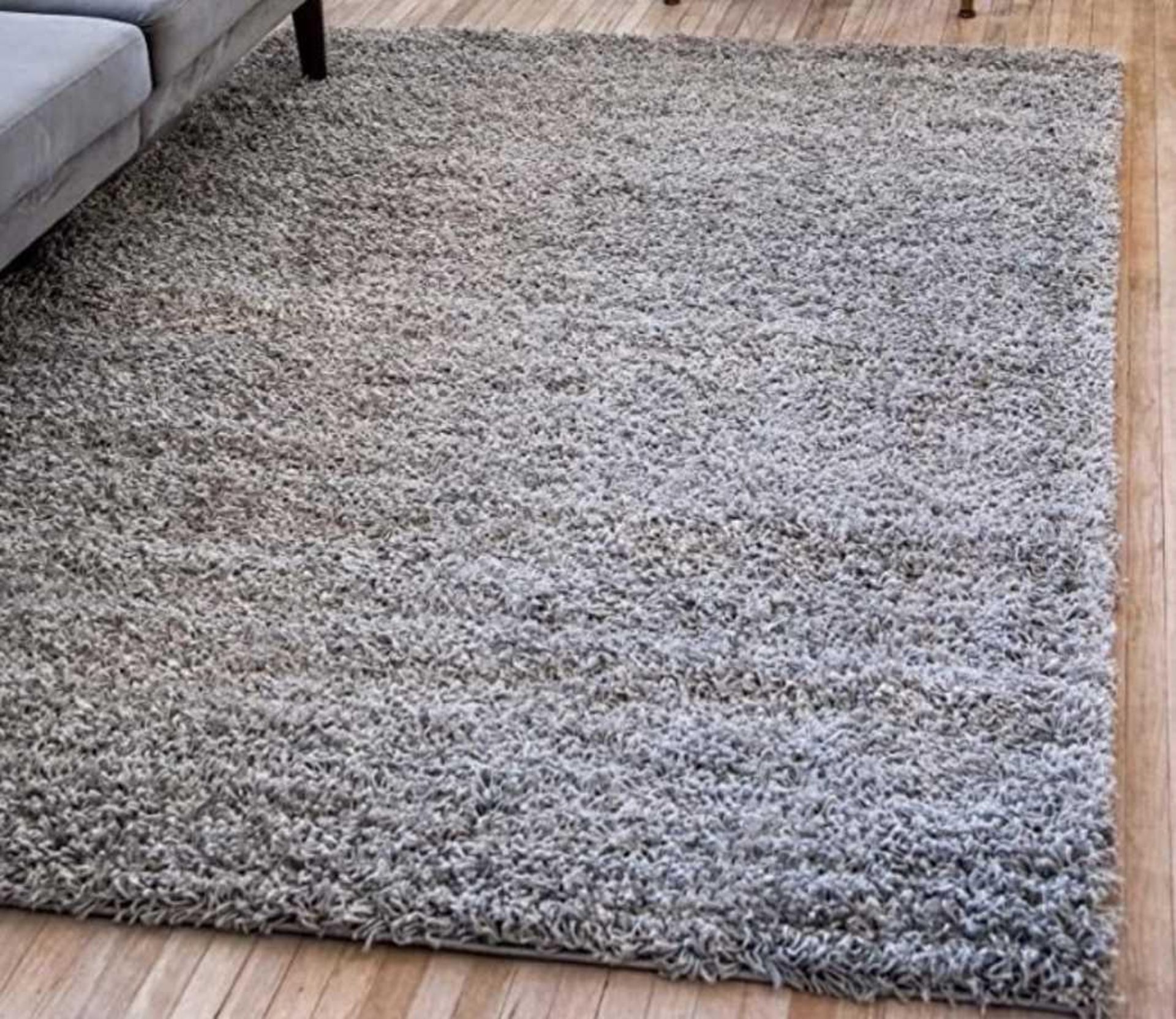 RRP £80 Bagged Brand New Unique Loom 65X195Cm Solo Solid Shag Rug