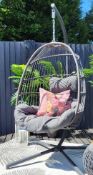 RRP £310 Bagged Innovators Holly Folding Cocoon Egg Chair