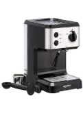 RRP £100 Boxed Brand New Amazon Basics Espresso Coffee Machine With Milk Frother