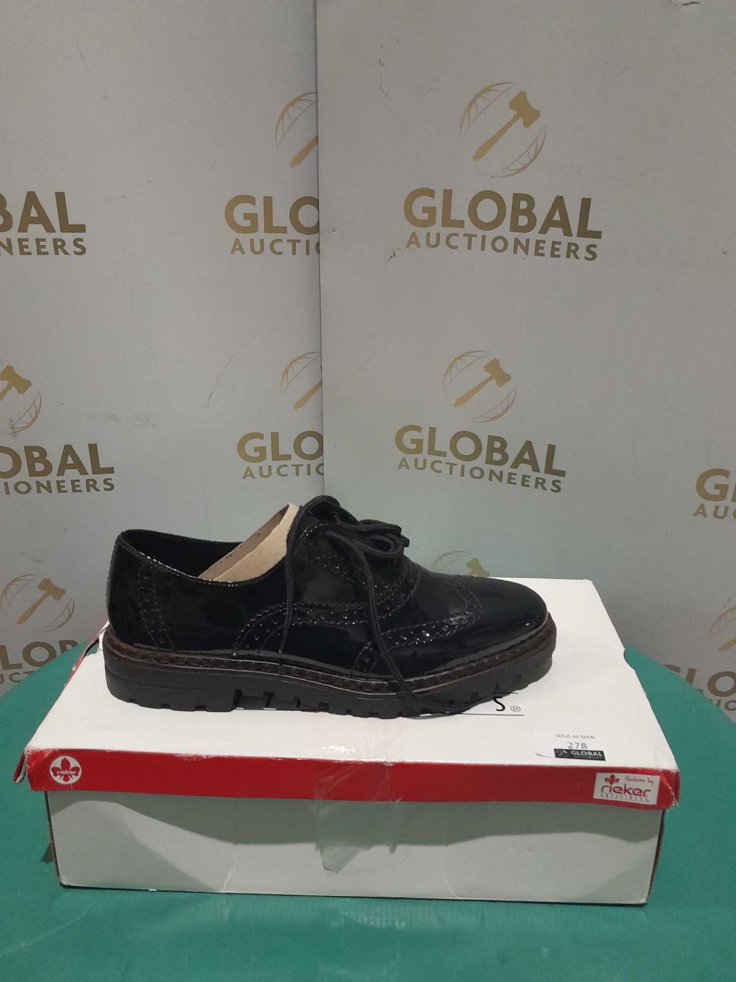 RRP £70 Boxed Outlet Rieker Lace Up Brogue Shoe Uk Size 6 - Image 2 of 2