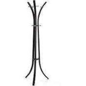 RRP £100 Boxed Haku Chrome Noir 58X177X58Cm Coat Stand