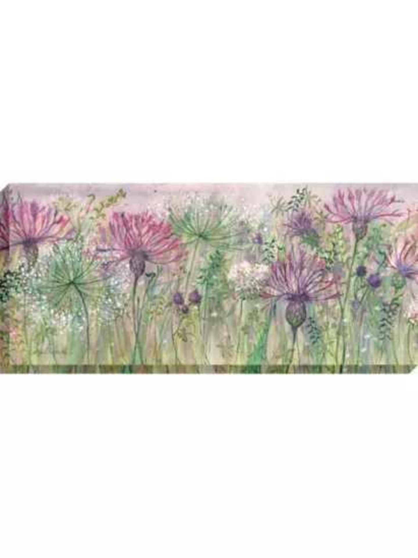 RRP £130 Catherine Stephenson Thistle And Clover Canvas (In Need Of Attention)