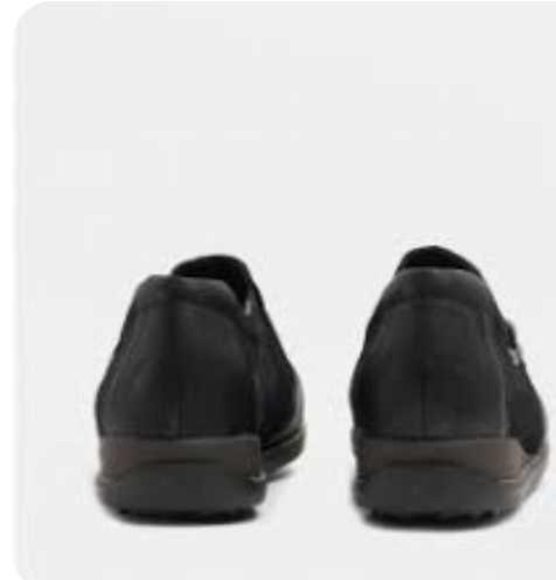 RRP £70 Boxed Rieker Antistress Black Slip On Shoes Uk Size 6