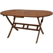 RRP £180 Boxed Pistache Folding Dining Table