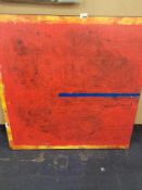 RRP £100 Solid Back Red Oil Painted Art Frame
