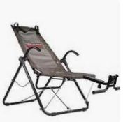RRP £180 Boxed Fitquest Core Lounge Ultra Foldable Workout Chair