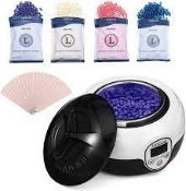 RRP £120 Lot To Contain Wax Warmer, Liaboe Wax Heater Hair Removal Kit For Women/Men, Electric Waxi