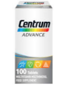 RRP £204 Lot To Contain Centrum Advance Multivitamin & Mineral Tablets, 24 Essential Nutrients Incl