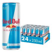 RRP £1698 LOT to contain Red Bull Energy Drink Sugar Free 24 Pack 355 ml, Sugarfree (66 count)
