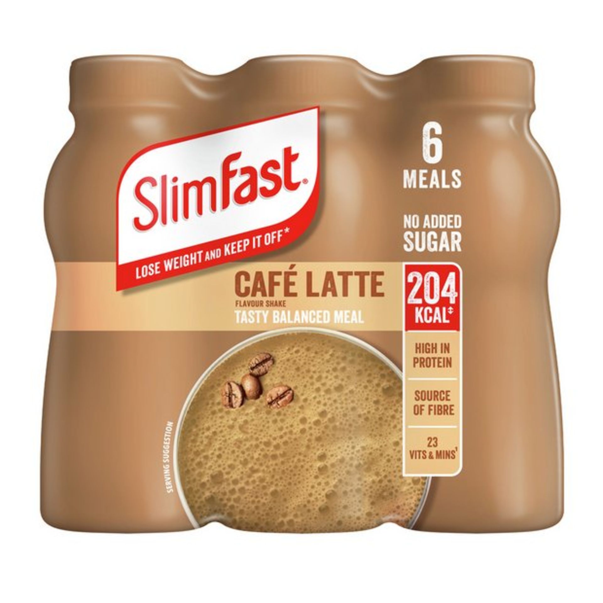 RRP £1935 LOT to contain SlimFast Ready To Drink Cafe Latte Shake, 6 x 325ml (222 count)