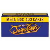 RRP £606 LOT to contain McVitie's Jaffa Cakes Original Mega Value Pack Biscuits 100 Pack (226 count)