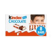 RRP £2700 LOT to contain Kinder Chocolate Small Bars, Chocolate Easter Gift, Fine Milk Chocolate Bar