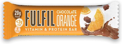 RRP £2343 LOT to contain FULFIL Vitamin and Protein Bar (15 x 55g Bars) ‚Äî Chocolate Orange Flavour