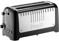 RRP £120 Boxed Dualit 2 Slot Long Lite Toaster