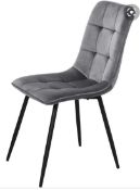 RRP £160 Boxed Maysonet Upholstered Dining Chair
