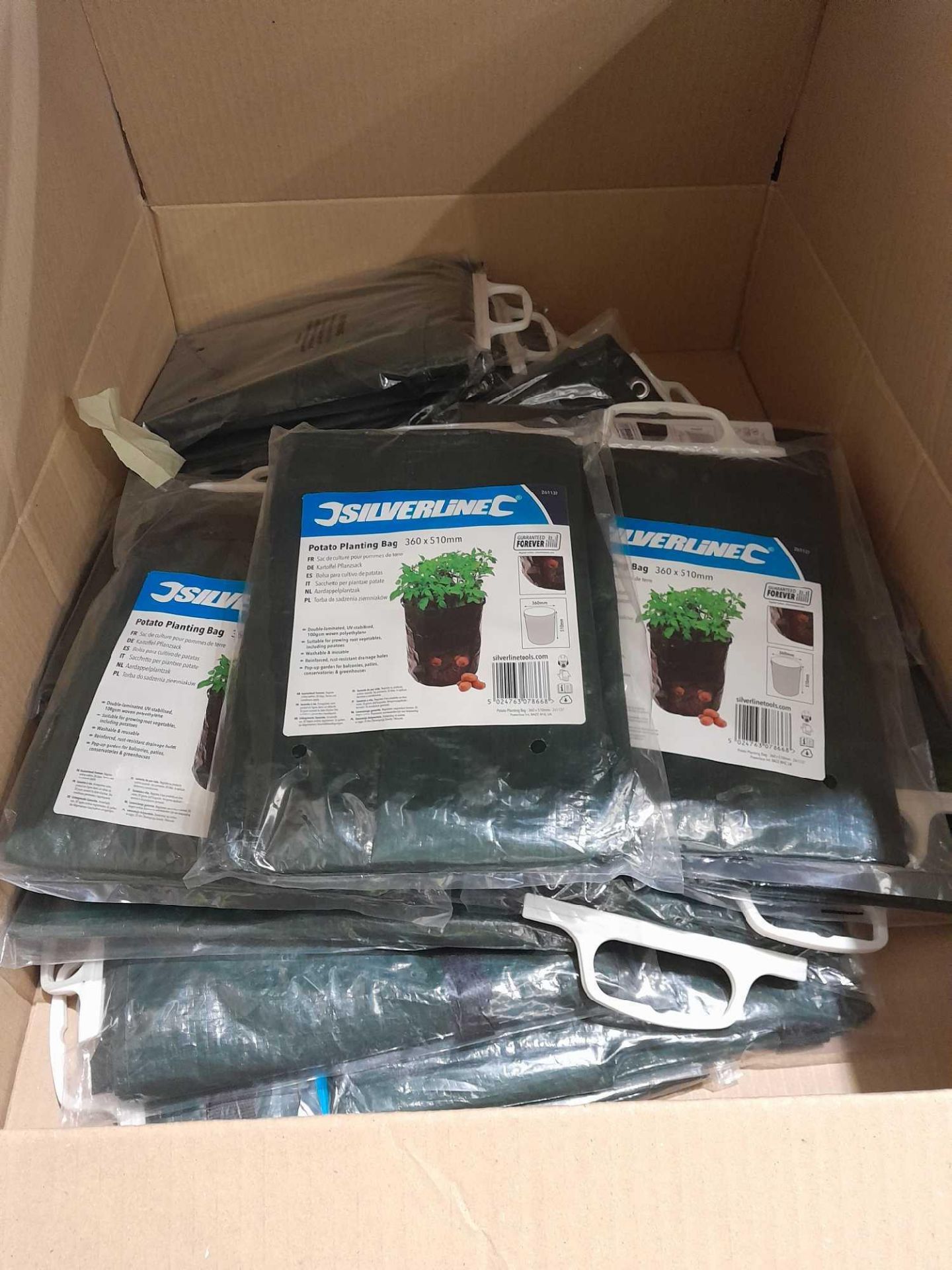 RRP £100 Lot To Contain X25 Bagged Silverline Potato Planting Bags - Image 2 of 2