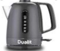 RRP £100 Dualit 1.25L Grey Kettle