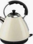 RRP £150 Boxed Sainsburys Home Almond Pyramid Kettle