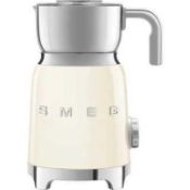 RRP £150 Boxed Smeg Milk Forther In Cream