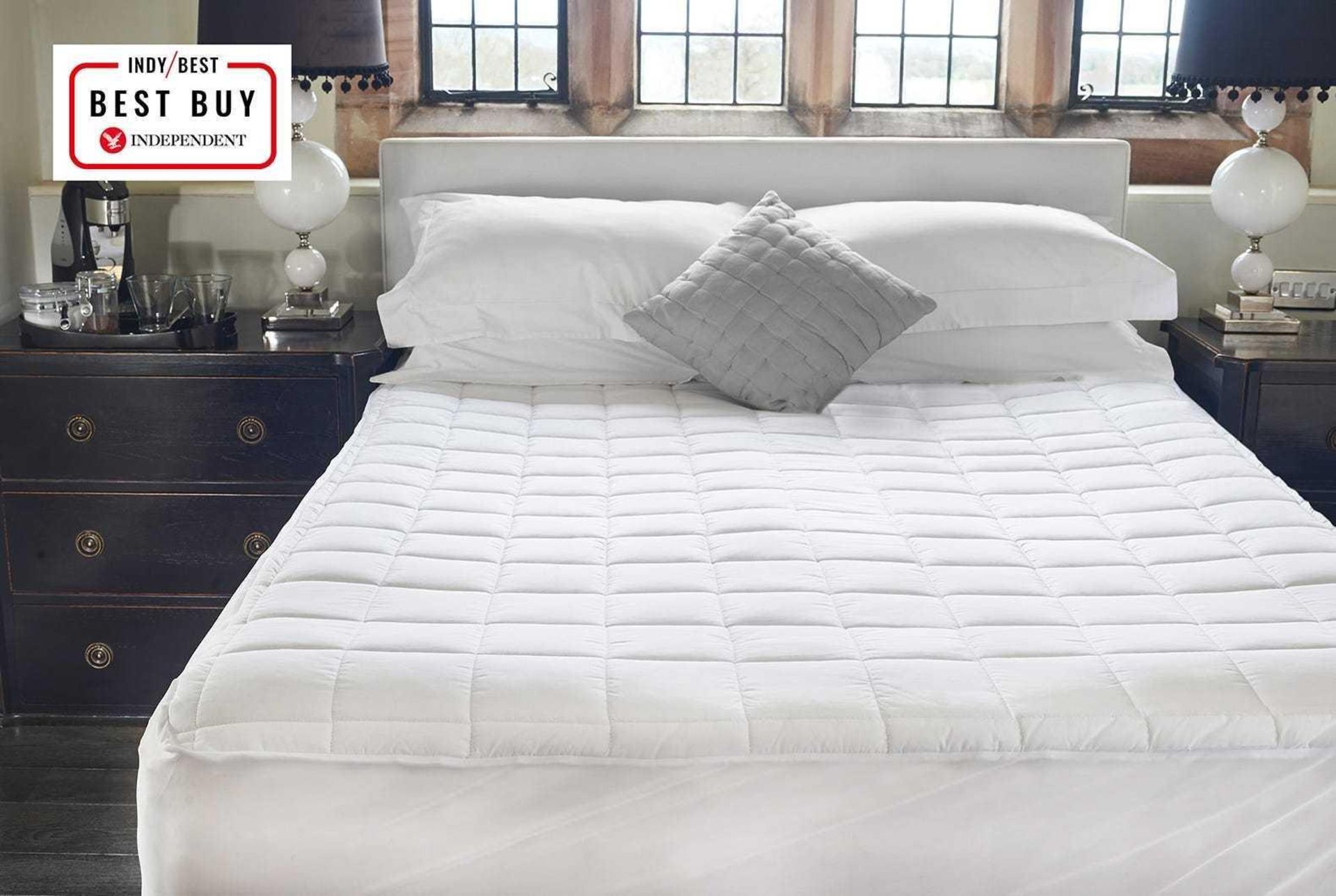 RRP £105 Bagged 200 Thread Count Cotton Heated Mattress Protector