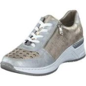 RRP £70 Boxed Pair Of Size 5 Rieker Metallic Trainers