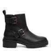RRP £100 Boxed Rocket Dog Black Boots In Size 4