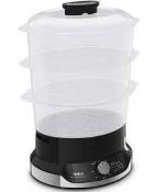RRP £120 Boxed Morphy Richards Intelli Steam Food Steamer