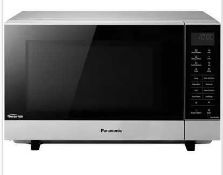 RRP £160 Boxed Panasonic Nn-Sf464Mbpq Microwave, Silver