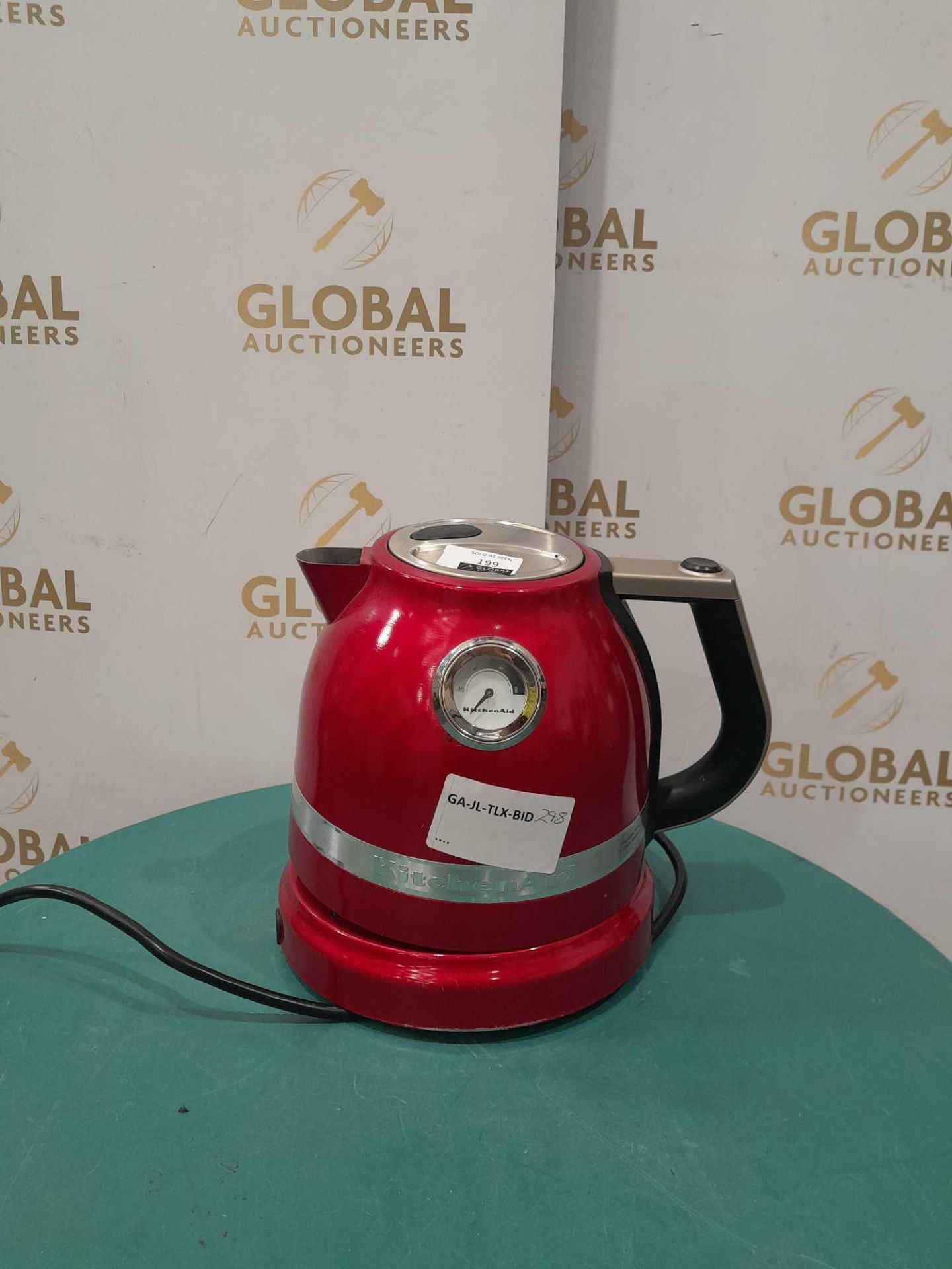 RRP £130 Kitchen Aid Artisan Red Temperature Kettle - Image 2 of 2