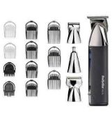 RRP £120 Boxed BaByliss Men Ultimate Precision Style 15In1 Multi Beard Trimmer