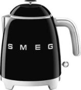 RRP £150 Boxed Smeg Klf03Bluk Black Kettle