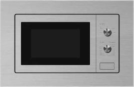 RRP £200 Boxed Culina Stainless Steel Single Built In Microwave Oven