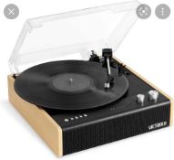 RRP £100 Boxed Victrola The Eastwood Hybrid Record Player
