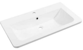 RRP £280 Boxed Fackelmann Polymarble Inset Basin