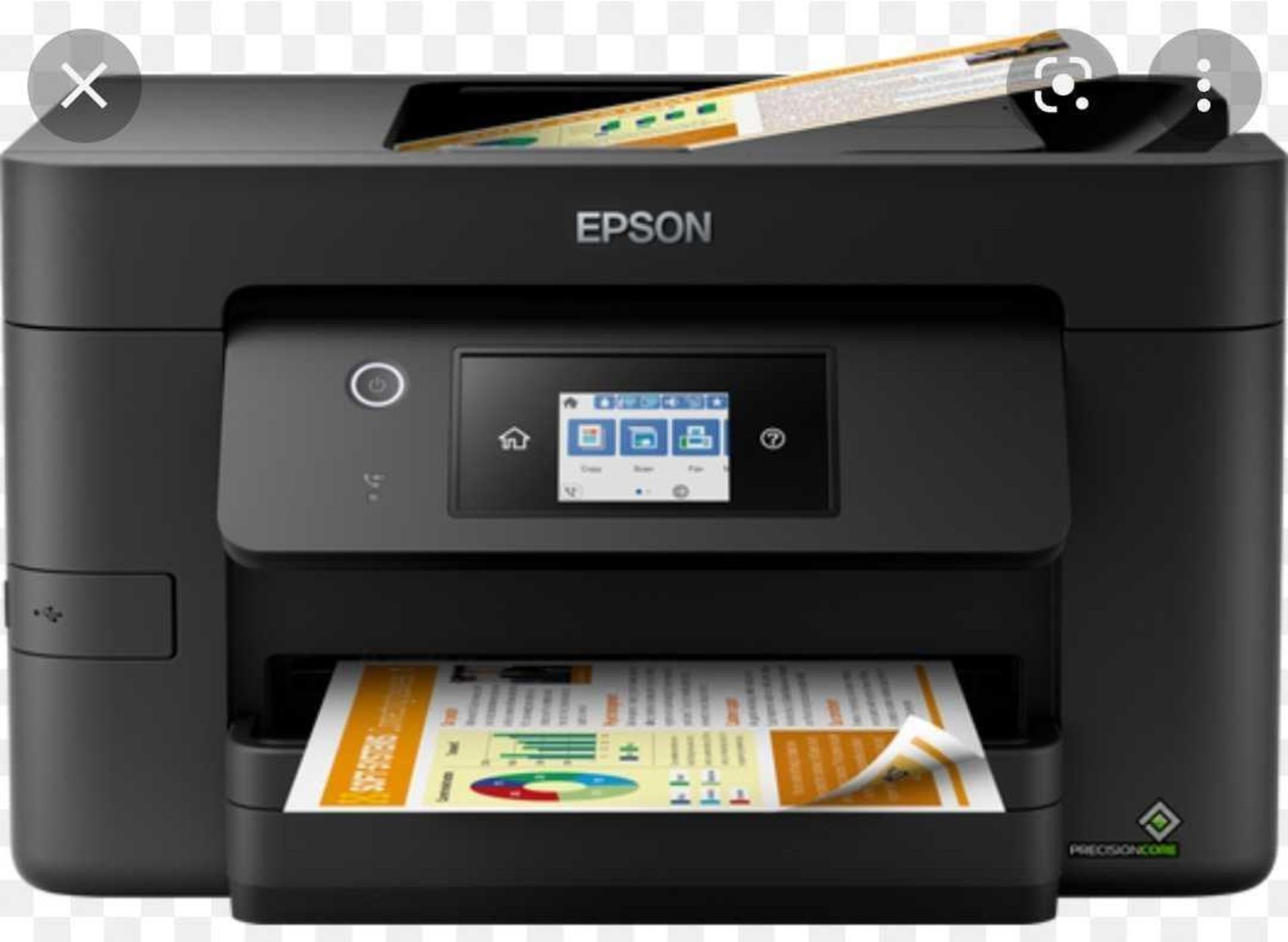 RRP £120 Boxed Epson Workforce Pro Wf-3820Dwf Print,Copy/Scan And Fax