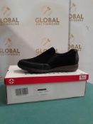 RRP £70 Boxed Rieker Antistress Slip On Suede/Leather Shoes Uk Size 8(