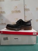 RRP £70 Boxed Rieker Black Leather Low Boots Uk Size 6