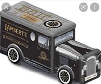 RRP £75 Boxed Henry Lambertz Truck 750G - Nostalgic Metal Car With Chocolate Desserts Specialties