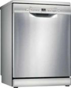 RRP £430 Bosch Serie 2 Sms2Iti41G Full-Size Wifi-Enabled Dishwasher - Stainless Steel