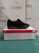 RRP £70 Boxed Rieker Antistress Slip On Suede/Leather Shoes Uk Size 6