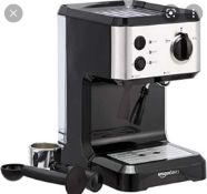 RRP £100 Boxed Amazon Espresso Coffee Machine With Milk Frother