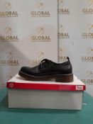 RRP £70 Boxed Rieker Black Leather Low Boots Uk Size 6