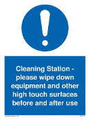 RRP £281 Lot To Contain Cleaning Station - Please Wipe Down Equipment And Other High Touch Surfaces