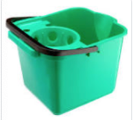 RRP £1250 Lot To Contain Addis 510253 12 Litre Mop Pail And Wringer, Green, 27.5 X 35 X 24.5 Cm + M