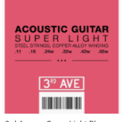 RRP £773 Lot To Contain 3Rd Avenue Super Light Phosphor Bronze Acoustic Guitar Strings 11-52 Amazon