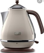 RRP £80 Boxed Delonghi Cream Kettle