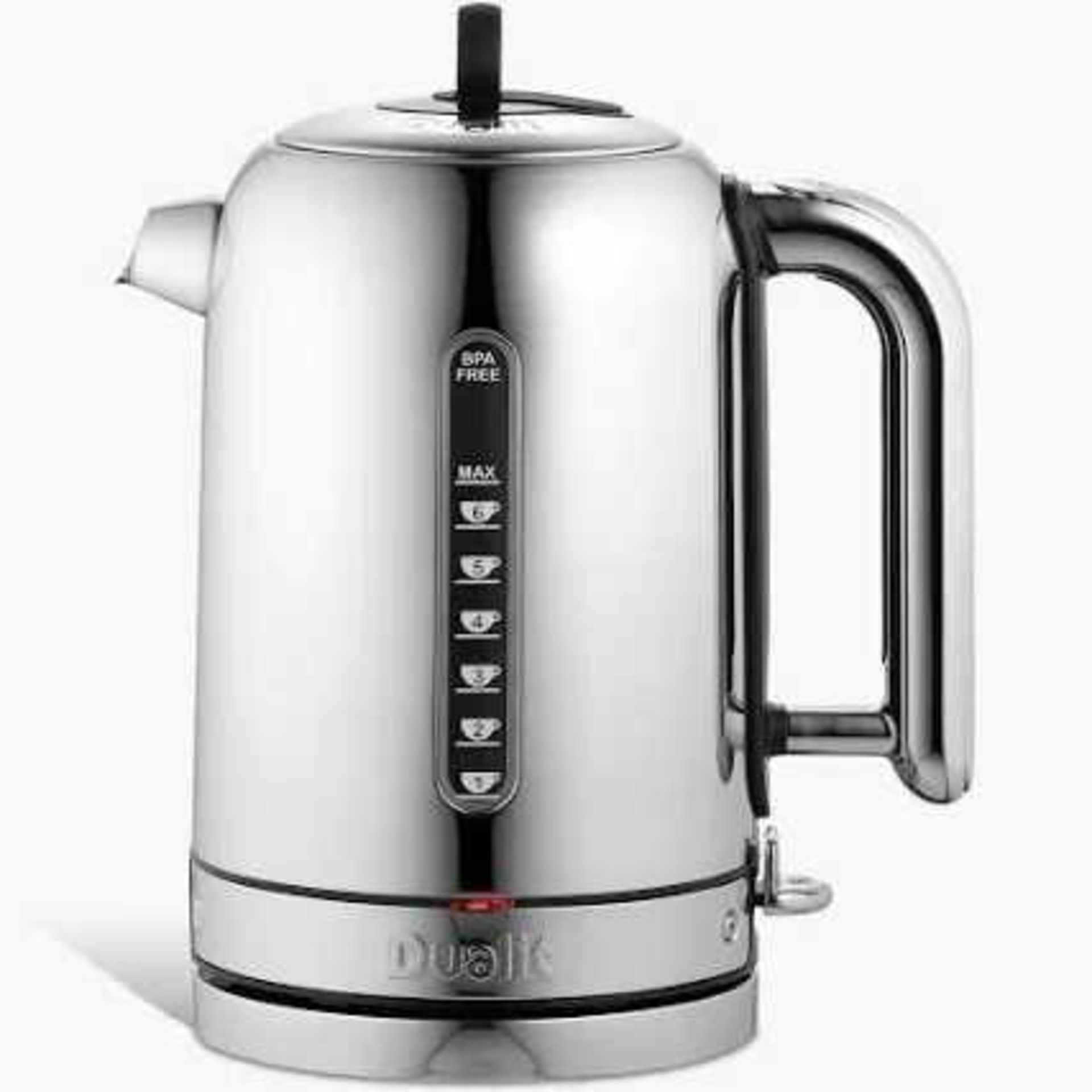 RRP £135 Boxed Dualit Classic Chrome Kettle