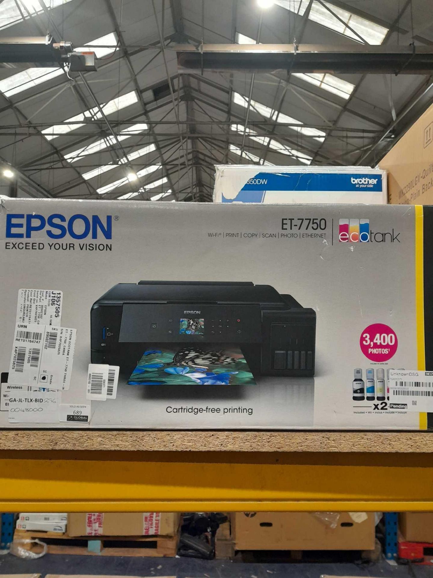 RRP £480 Boxed Epson Et-7750 All In One Printer - Image 2 of 2